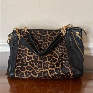 Michael Kors leopard handbag